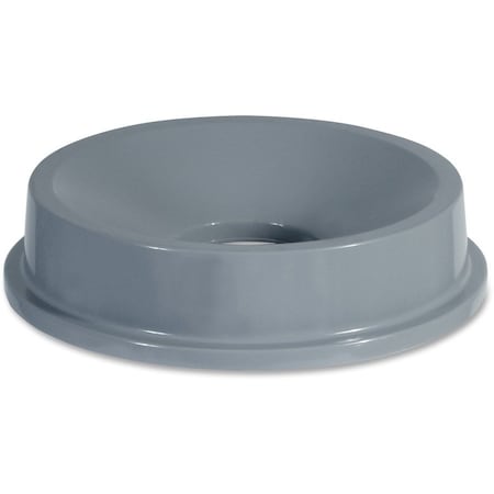 Rubbermaid Commercial BRUTE Brute 32-Gallon Container Funnel Top Lid, Gray, Plastic, 22.3" W/Dia RCP3543GRA